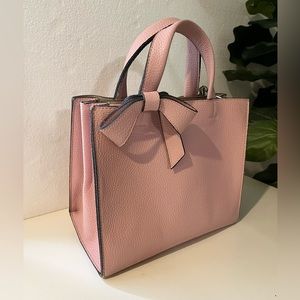 Pink Shoulder Bag with Bow